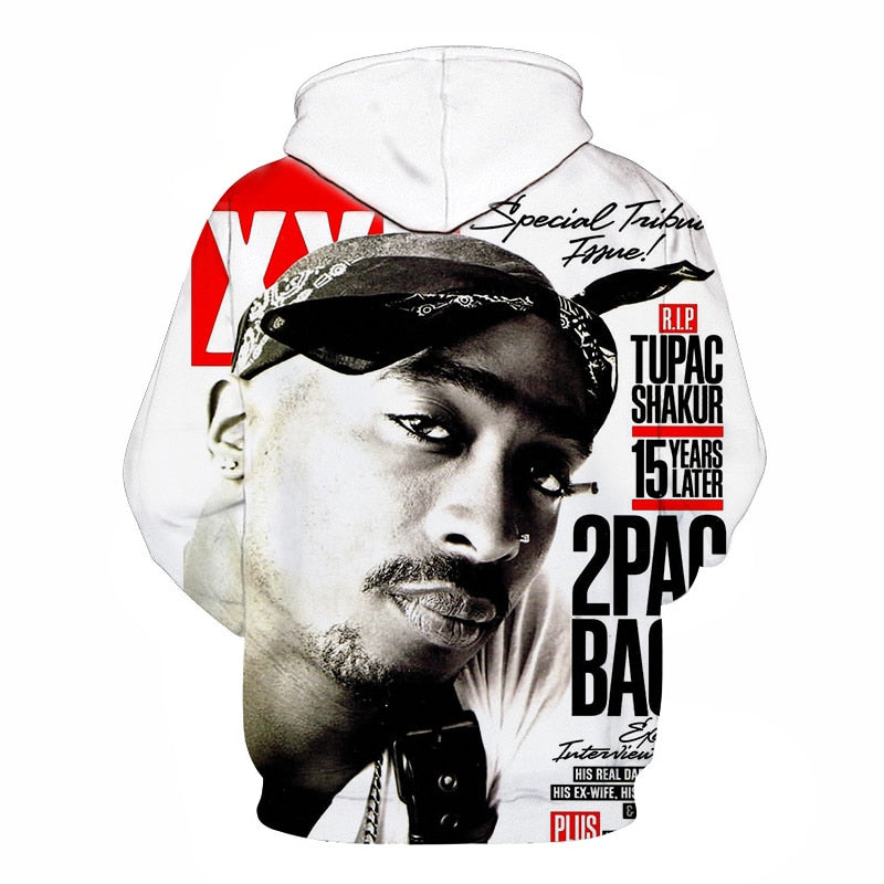 Hip Hop Rock Singer Tupac Hoodie-4